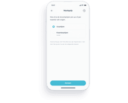 Uur- of kwartierprijzen